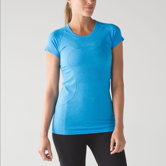lululemon athletica Tops - Blue Lululemon Swiftly Shirt Short Sleeve SS 6